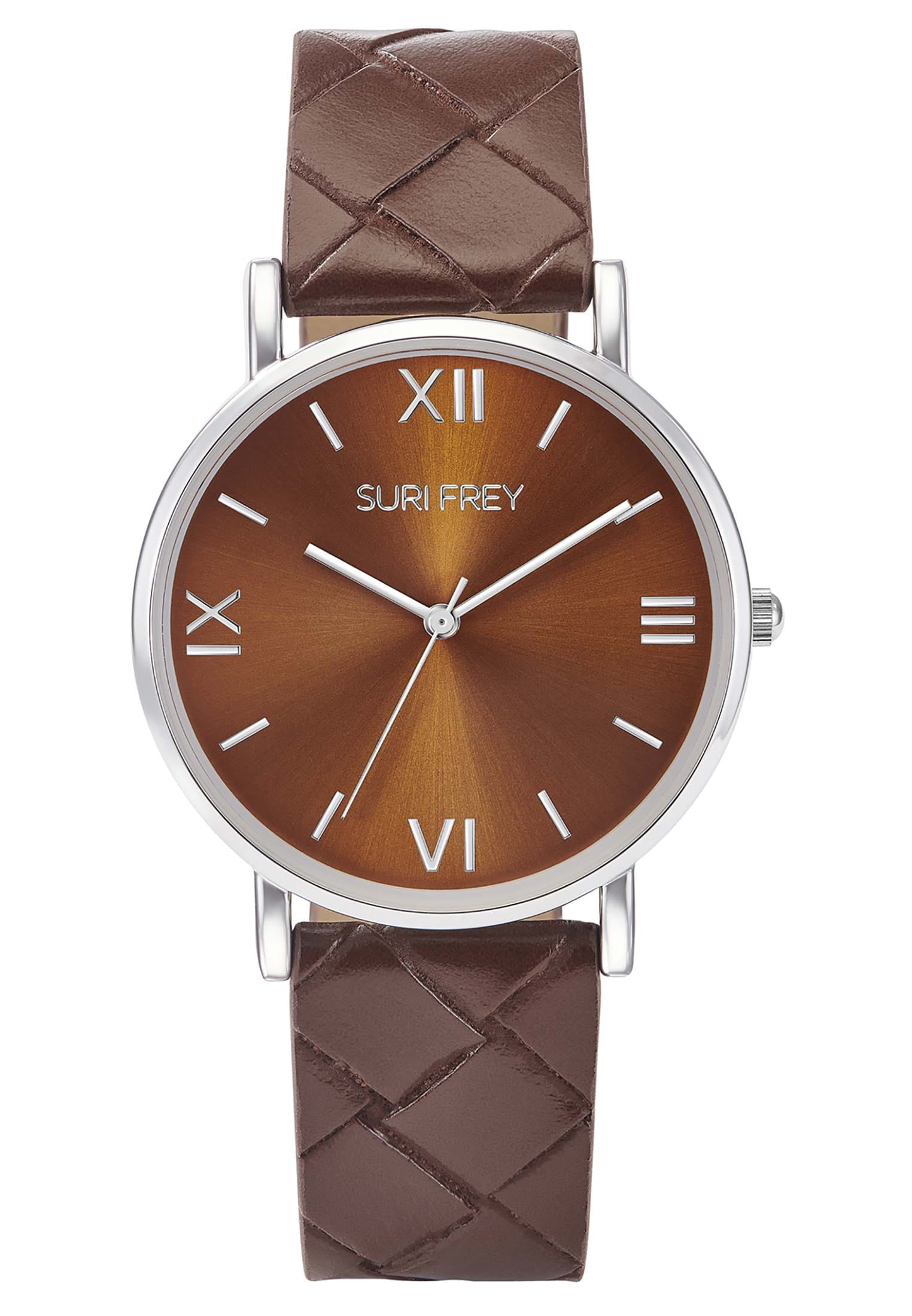 6035_01 SURI FREY Damenuhr Molly Braun 6035 braun