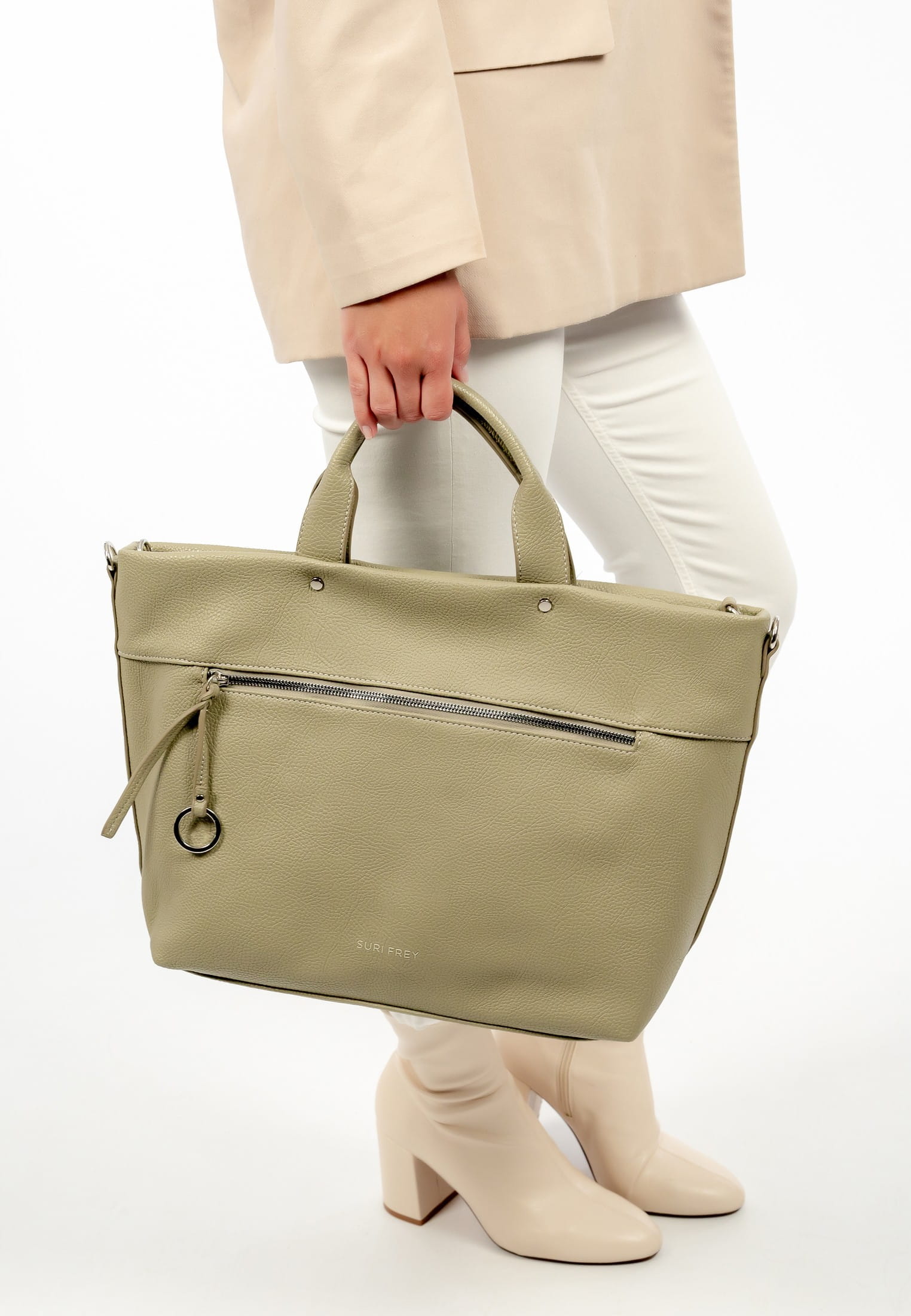 SURI FREY Shopper Debby groß Grün 13605910 khaki 910