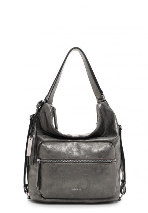 SURI FREY Rucksack SFY Carly groß Silber 14416833 darksilver 833